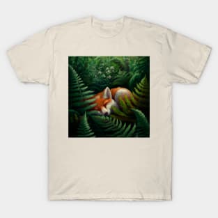 Fox among ferns T-Shirt